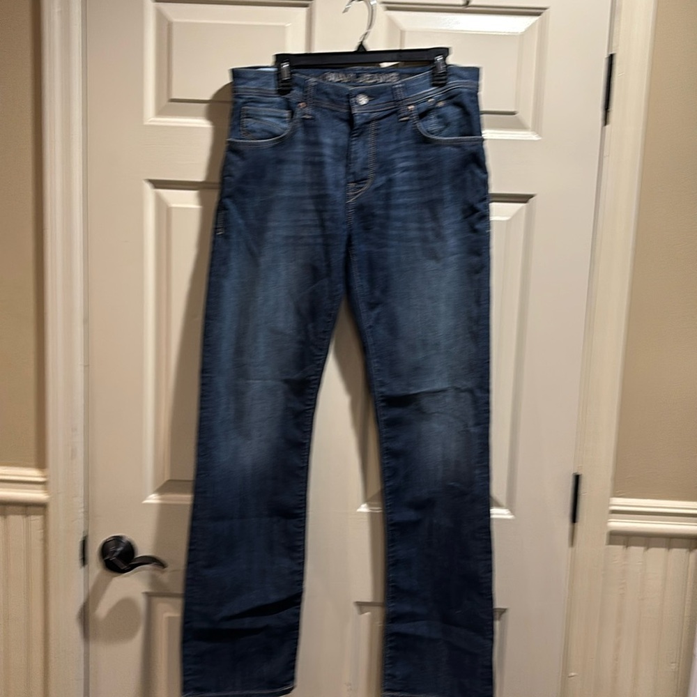 Mavi Jeans Indigo Brushed Zach Straight‎ leg Jeans size 33/34